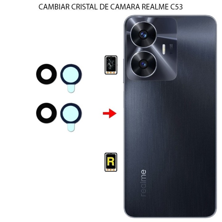 Cambiar Cristal Cámara Trasera Realme C53