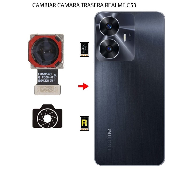 Cambiar Cámara Trasera Realme C53