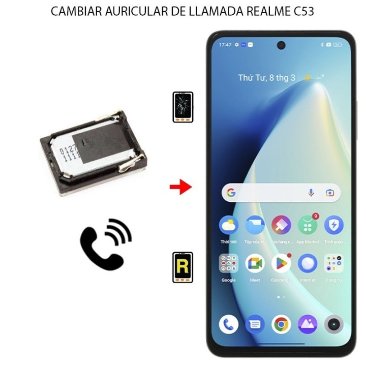 Cambiar Auricular de Llamada Realme C53
