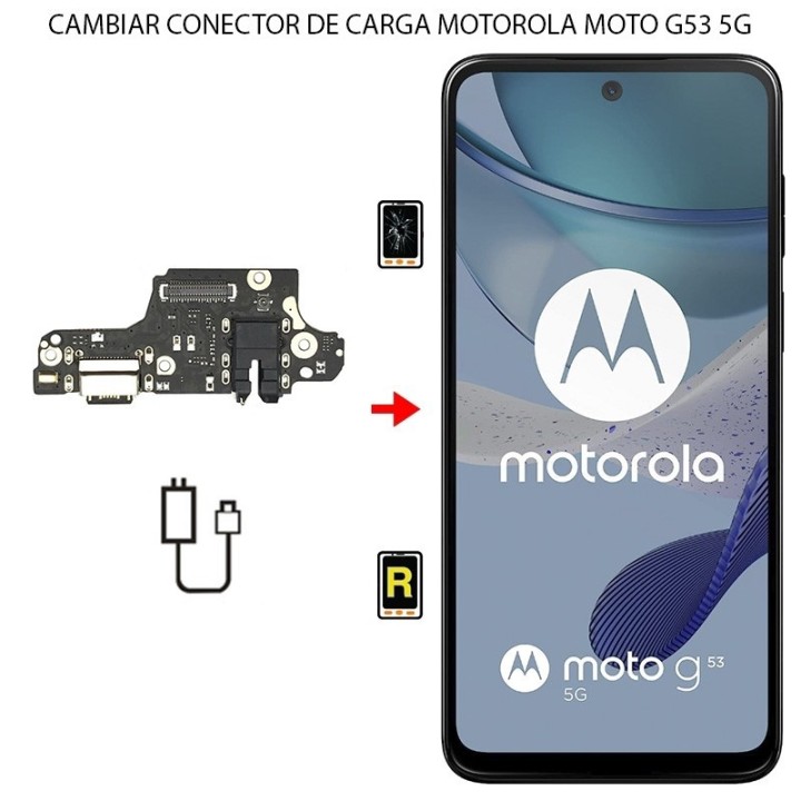 Cambiar Conector de Carga Motorola Moto G53 5G