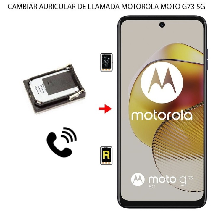 Cambiar Auricular de Llamada Motorola Moto G73 5G