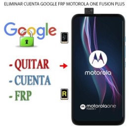 Eliminar Contraseña y Cuenta Google Motorola One Fusion Plus