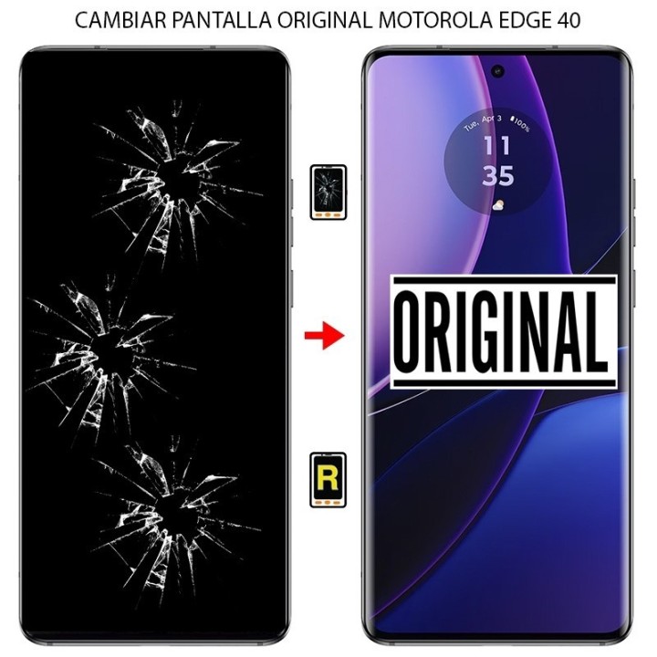 Cambiar Pantalla Original Motorola Moto Edge 40