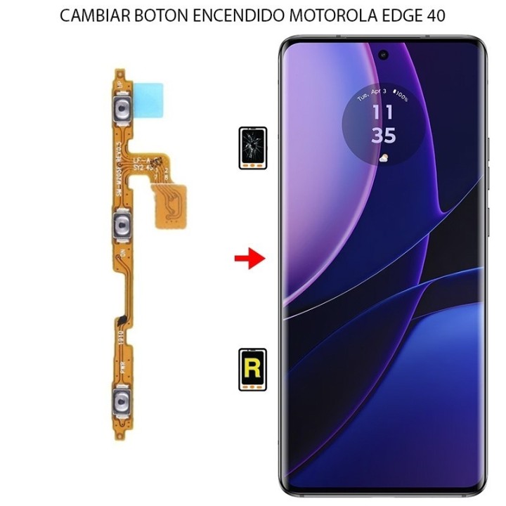 Cambiar Botón de Encendido Motorola Moto Edge 40