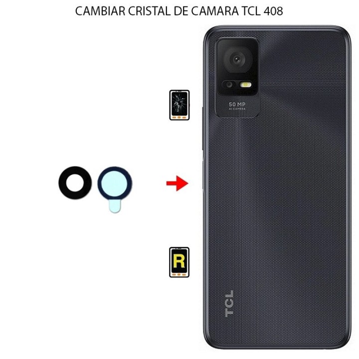 Cambiar Cristal Cámara Trasera TCL 408