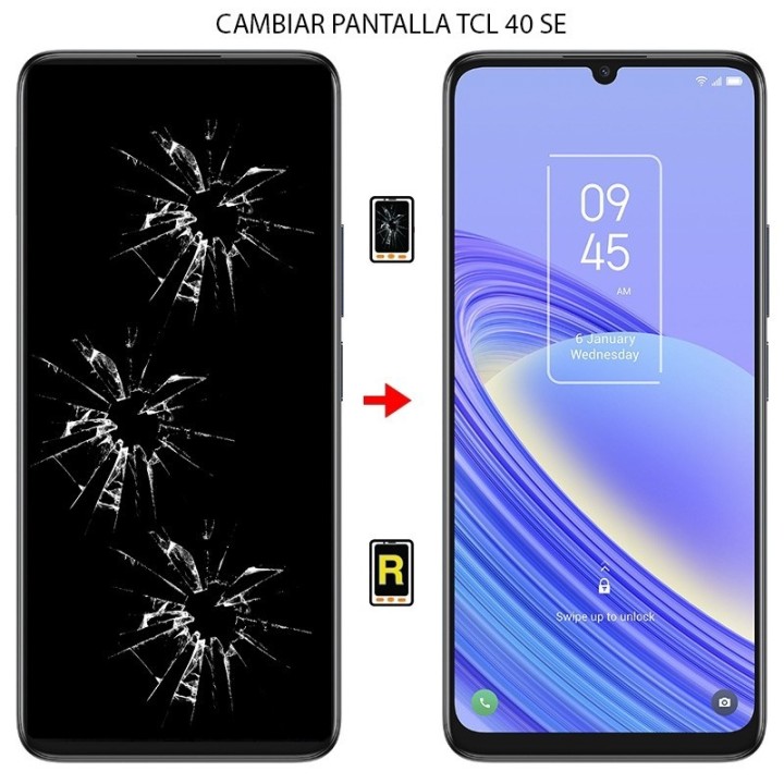 Cambiar Pantalla TCL 40 SE