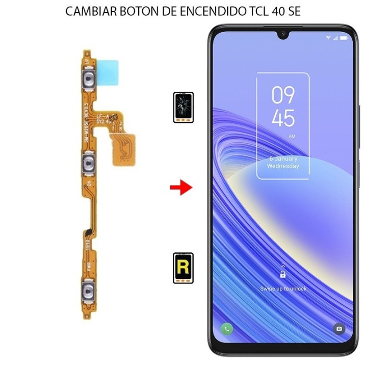 Cambiar Botón de Encendido TCL 40 SE
