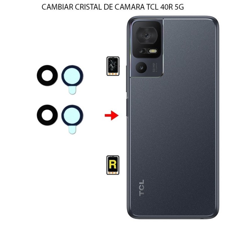 Cambiar Cristal Cámara Trasera TCL 40R 5G