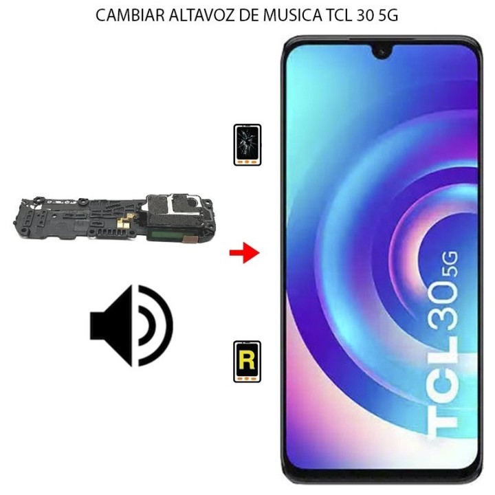 Cambiar Altavoz de Música TCL 30 5G
