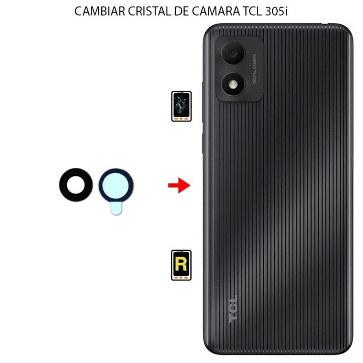 Cambiar Cristal Cámara Trasera TCL 305i