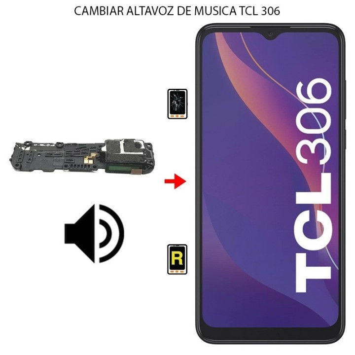 Cambiar Altavoz de Música TCL 306