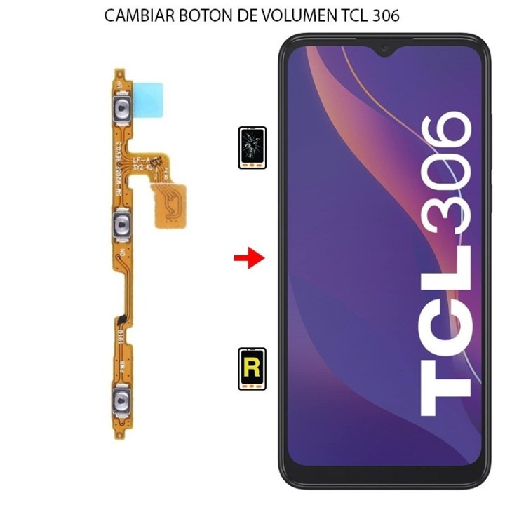 Cambiar Botón de Volumen TCL 306