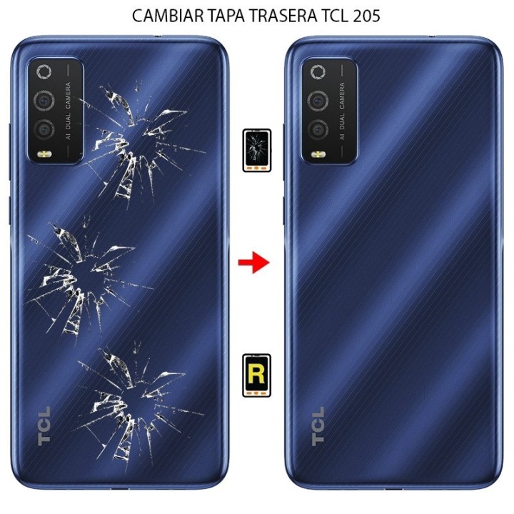Cambiar Tapa Trasera TCL 205
