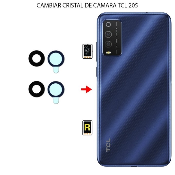 Cambiar Cristal Cámara Trasera TCL 205
