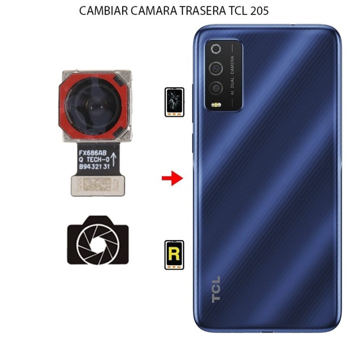 Cambiar Cámara Trasera TCL 205