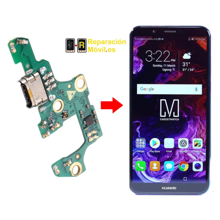 Cambiar Conector de Carga Huawei Nova 2