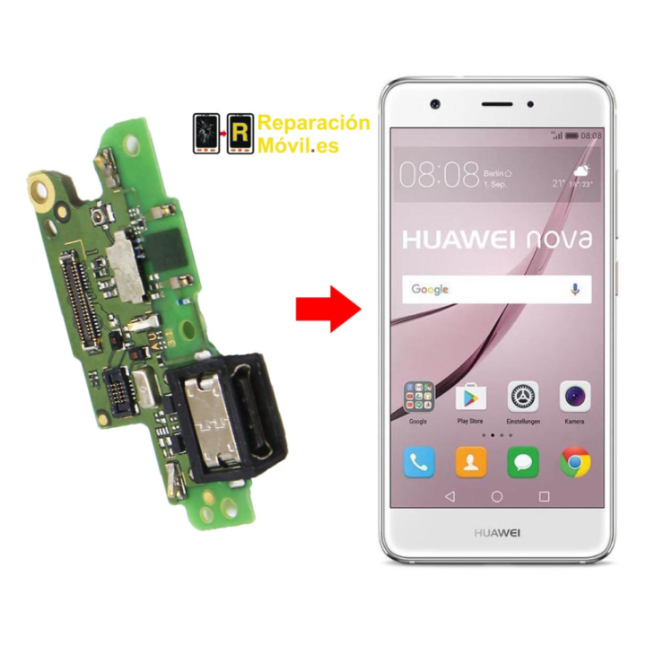 Cambiar Conector de Carga Huawei Nova Plus