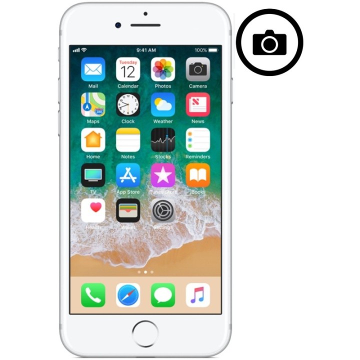 Cambiar cámara frontal iPhone 8