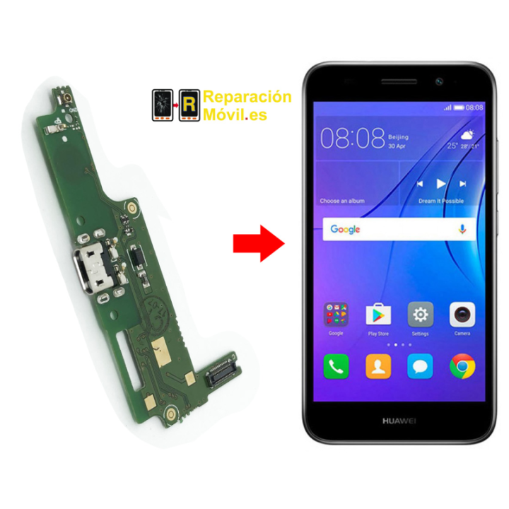 Cambiar Conector de Carga Huawei Y3 2017