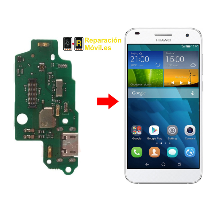Cambiar Conector de Carga Huawei G7