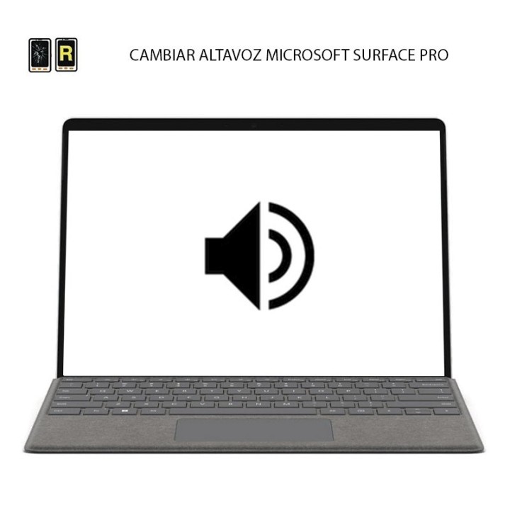 Cambiar Altavoz Microsoft Surface Pro 9