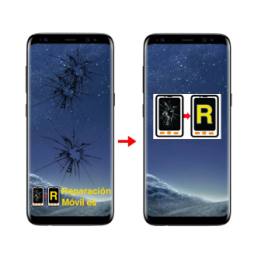 Cambiar Cristal Samsung S8