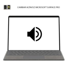 Cambiar Altavoz Microsoft Surface Pro 5