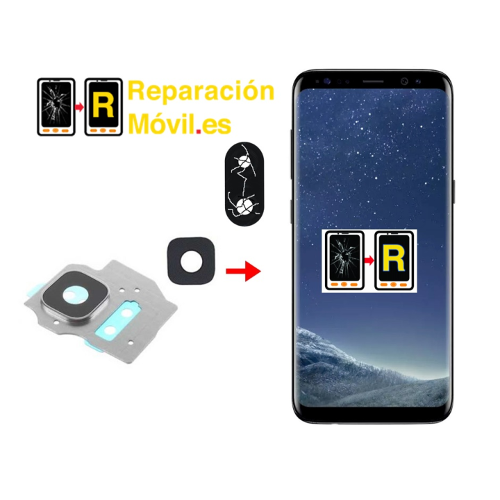 Cambiar Cristal Cámara Samsung S8