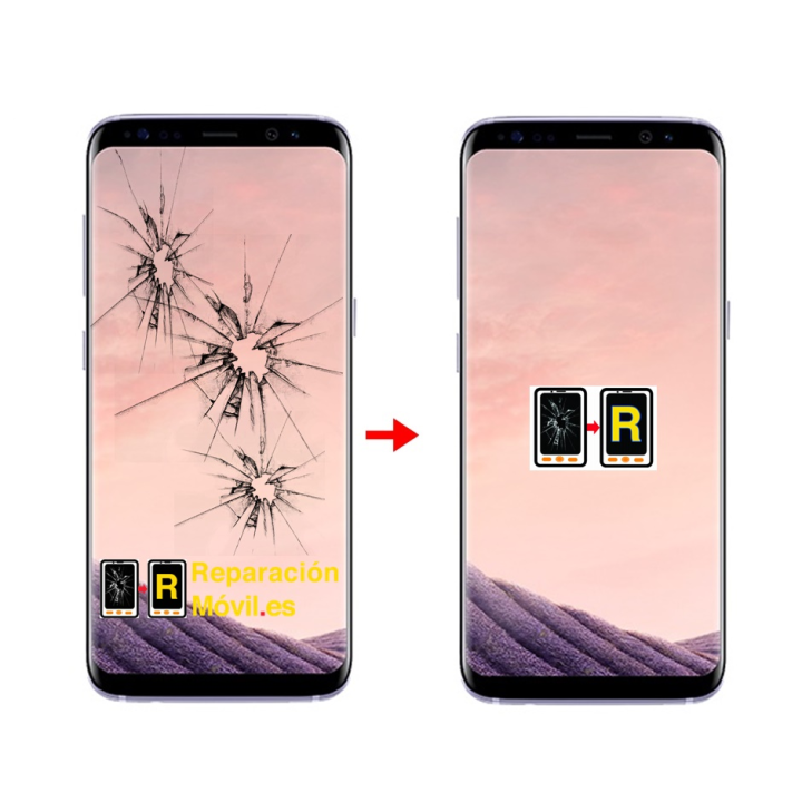 Cambiar Cristal Samsung S8 Plus