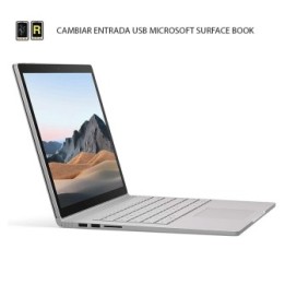 Cambiar Entrada Conector USB Microsoft Surface Book 3
