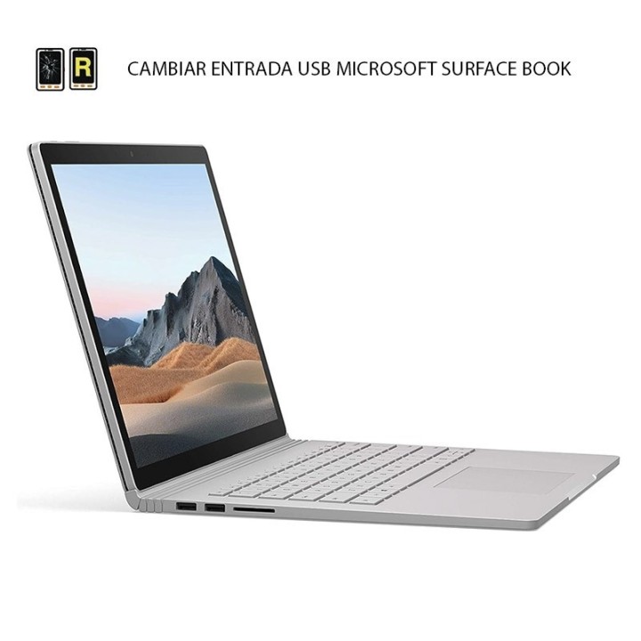 Cambiar Entrada Conector USB Microsoft Surface Book 3