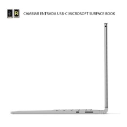Cambiar Entrada USB C Microsoft Surface Book 2