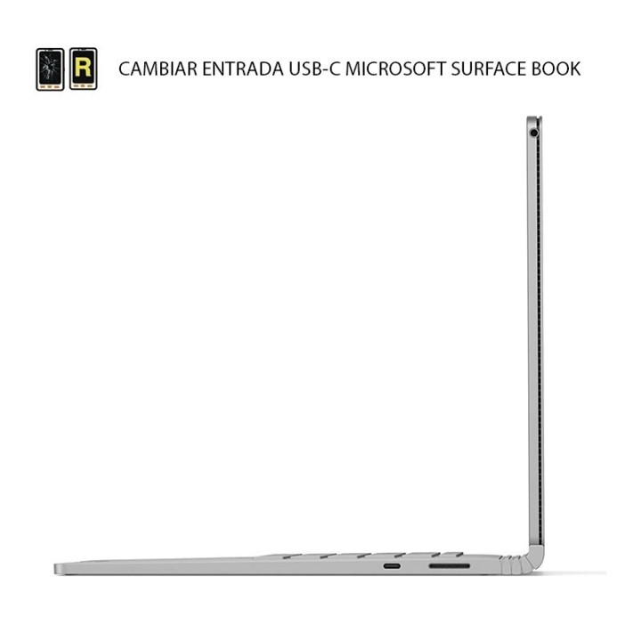 Cambiar Entrada USB C Microsoft Surface Book 1
