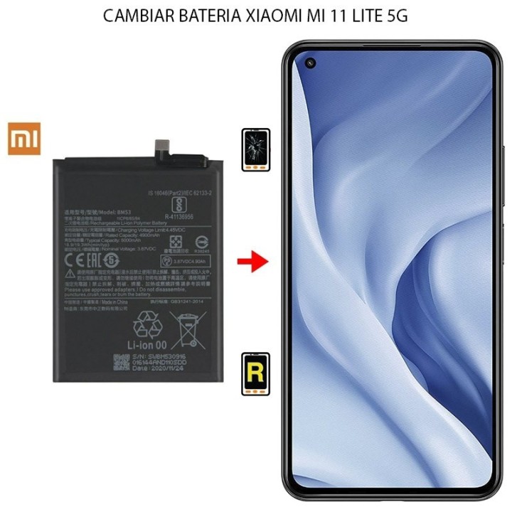 Cambiar Batería Xiaomi Mi 11 Lite 5G