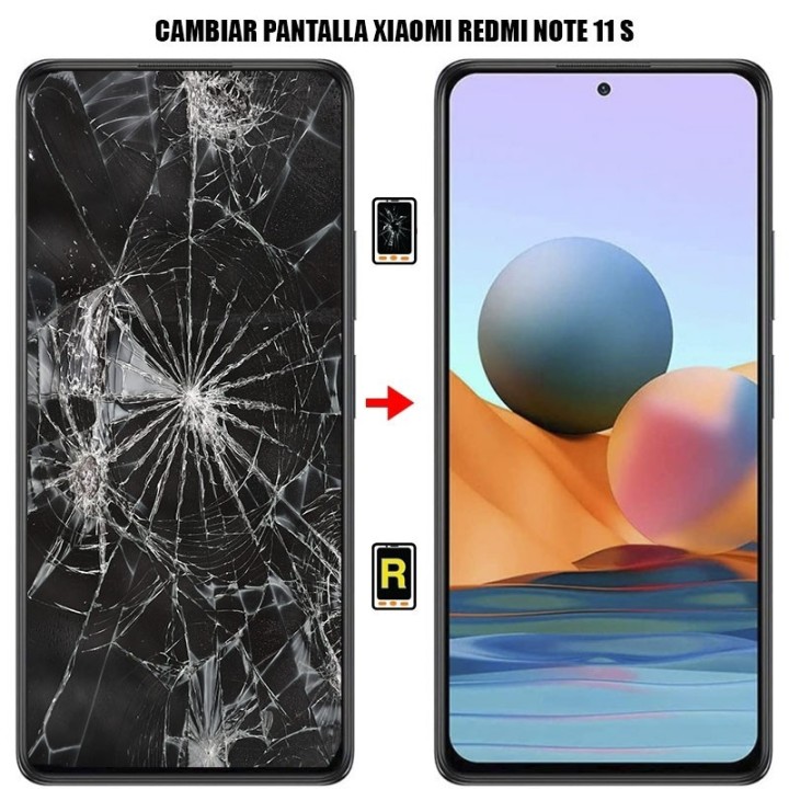 Cambiar Pantalla Xiaomi Redmi Note 11S Original Con Marco