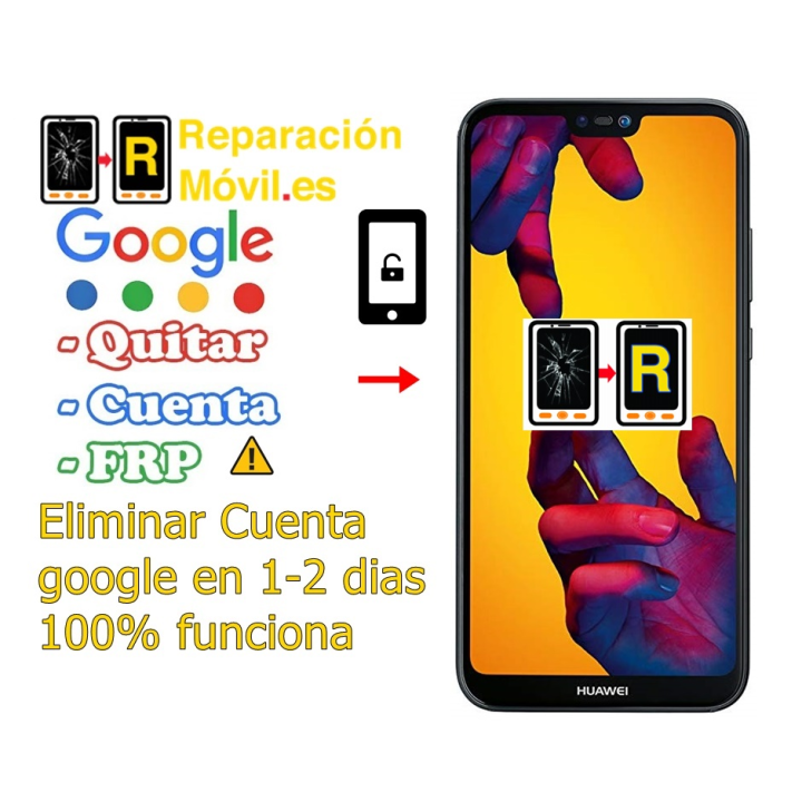Eliminar Cuenta Google Frp Huawei P20