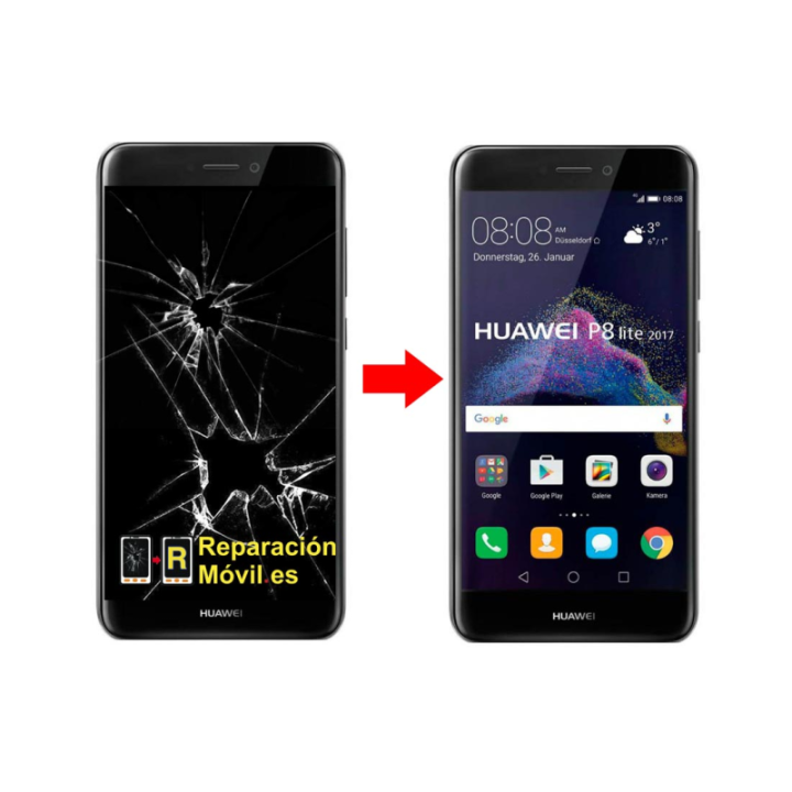 Cambiar Pantalla Huawei P8 Lite 2017