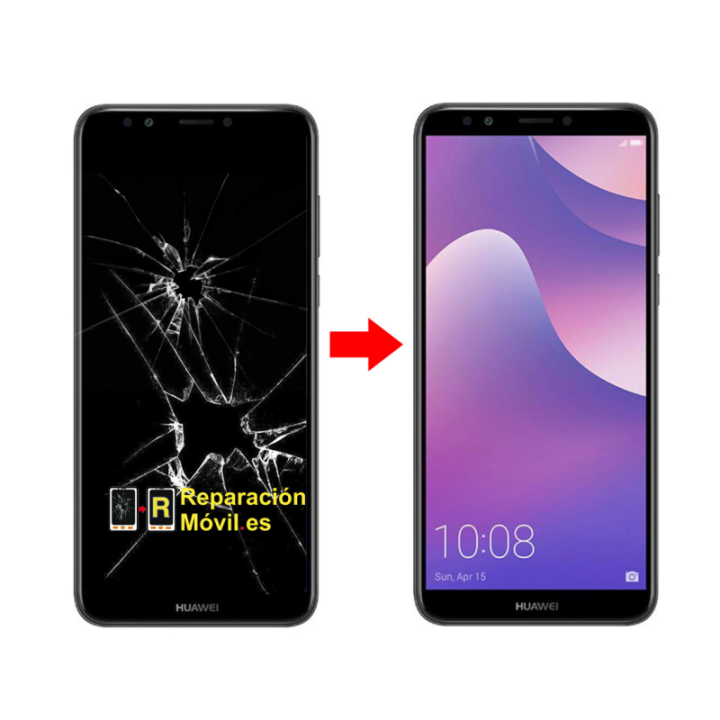 Cambiar Pantalla Huawei Y7 Prime 2018