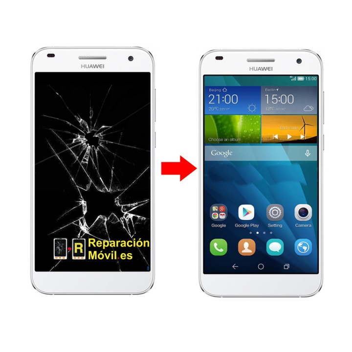 Cambiar Pantalla Huawei G7