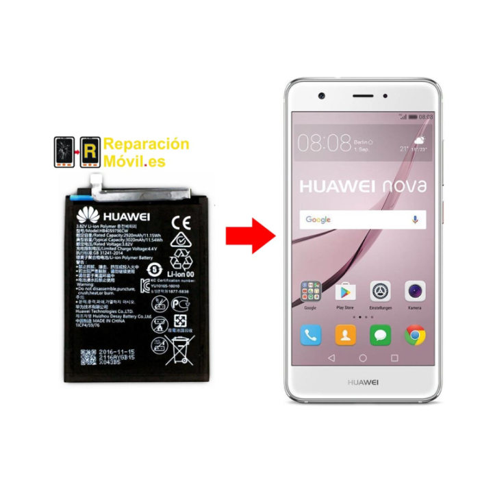 Cambiar Batería Huawei Nova Smart hb405979ecw