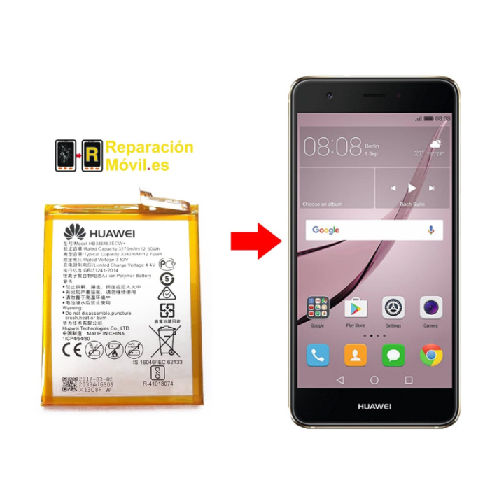 Cambiar Bateria Huawei Nova hb405979ecw