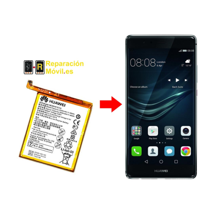 Cambiar Batería Huawei P9 HB366481ECW
