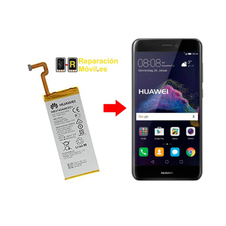 Cambiar Batería Huawei P8 Lite Smart
