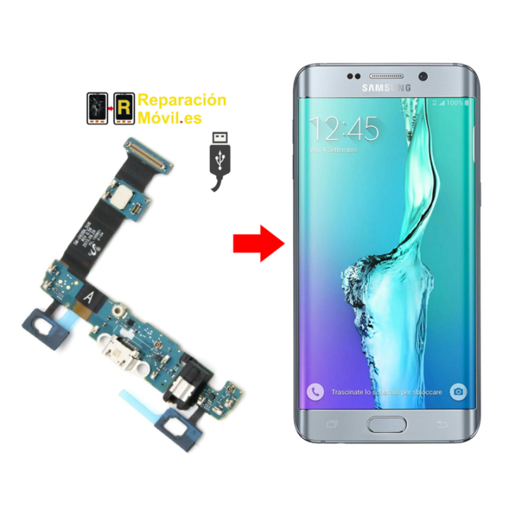 Cambiar FLEX De Carga Samsung S6 EDGE PLUS