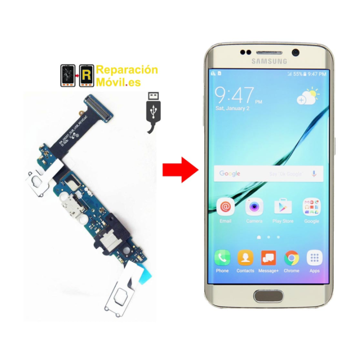 Cambiar Conector De Carga Samsung S6