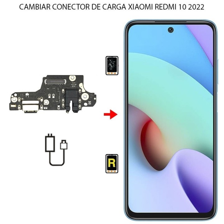 Cambiar Conector de Carga Xiaomi Redmi 10 2022