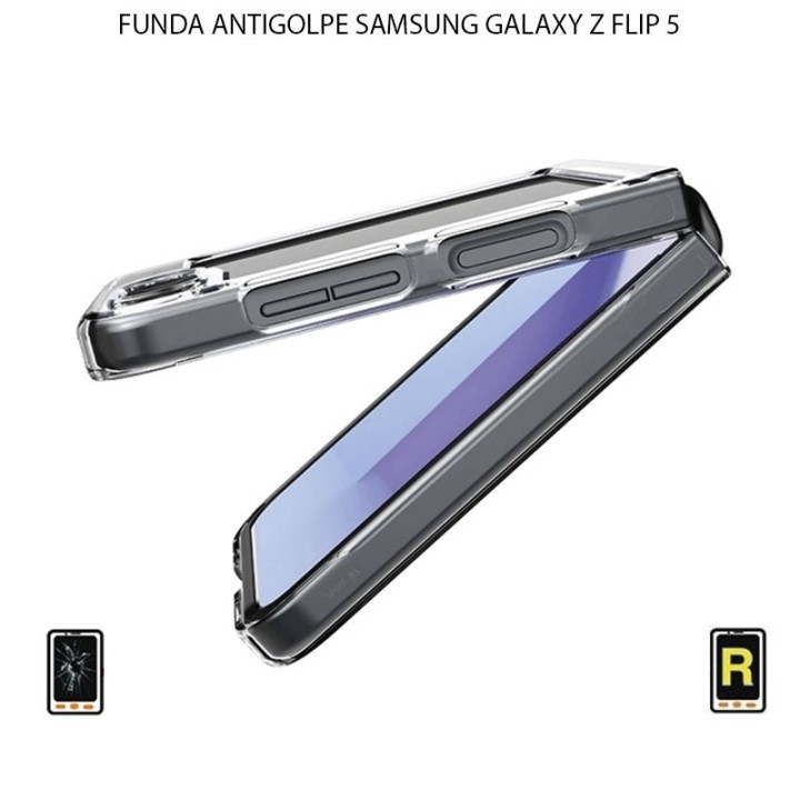 Funda Antigolpe Transparente Samsung Galaxy Z Flip 5 5G