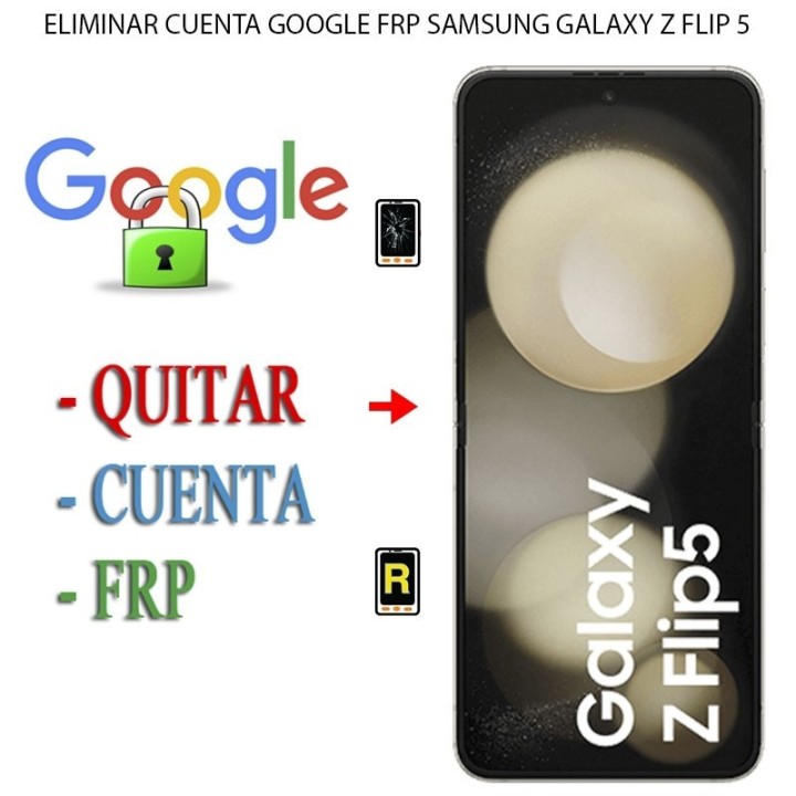 Eliminar Contraseña y Cuenta Google Samsung Galaxy Z Flip 5 5G