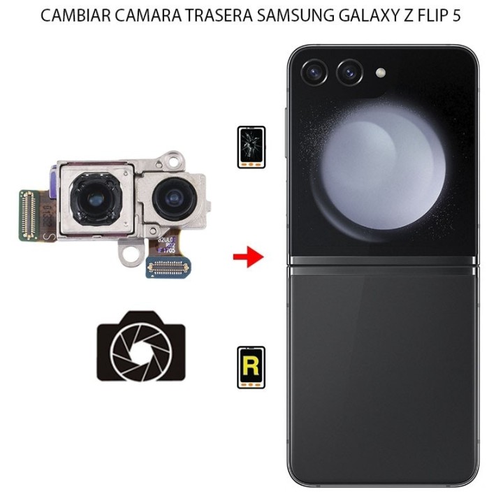 Cambiar Cámara Trasera Samsung Galaxy Z Flip 5 5G