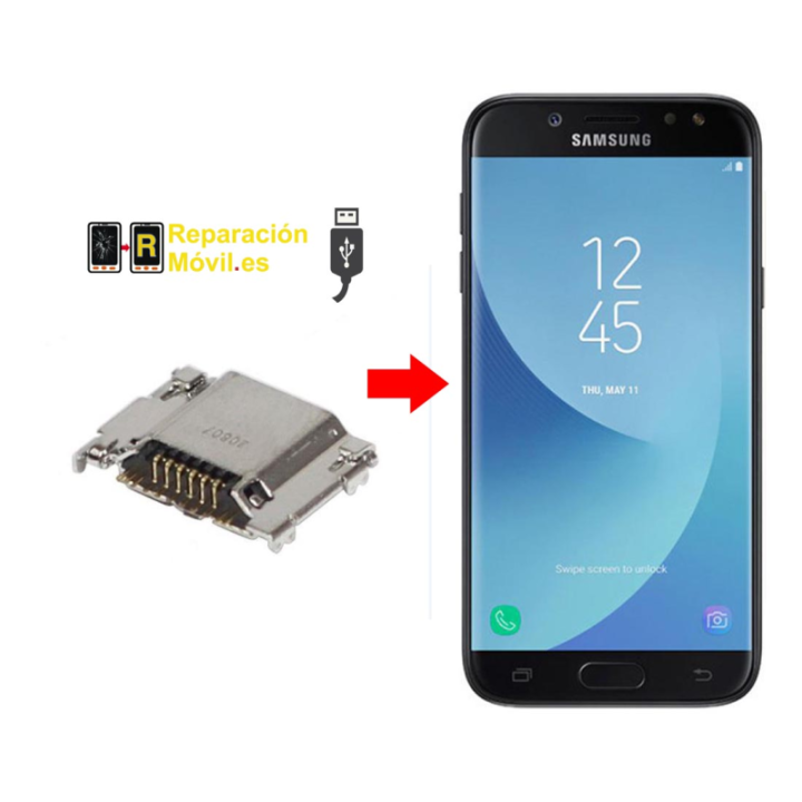 Cambiar conector de carga samsung J5 2017 (J530F)